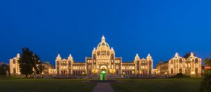 Parliament Victoria BC December
