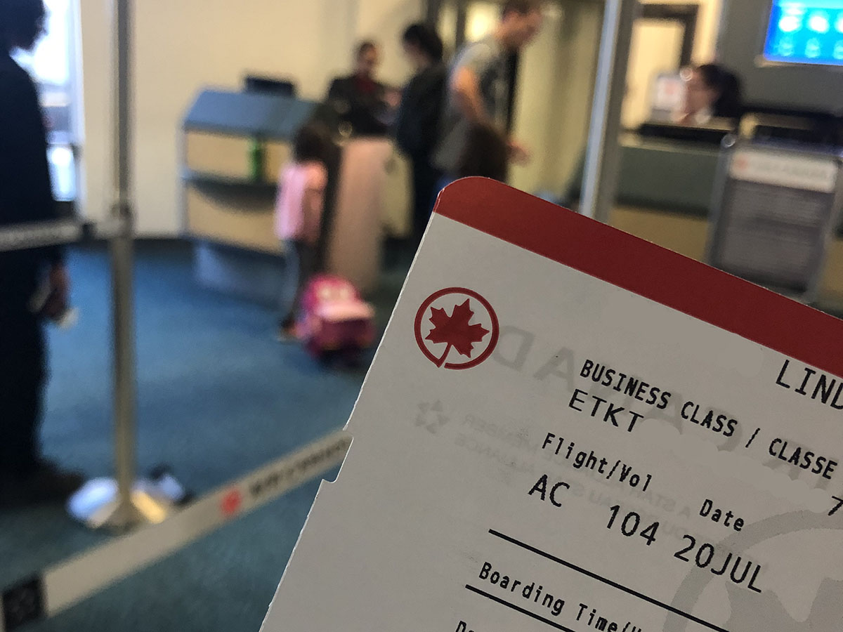 Vancouver Airport Boarding Pass