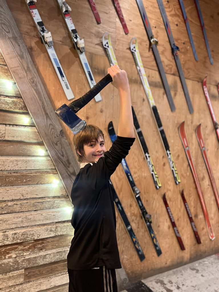 forged axe trick shots